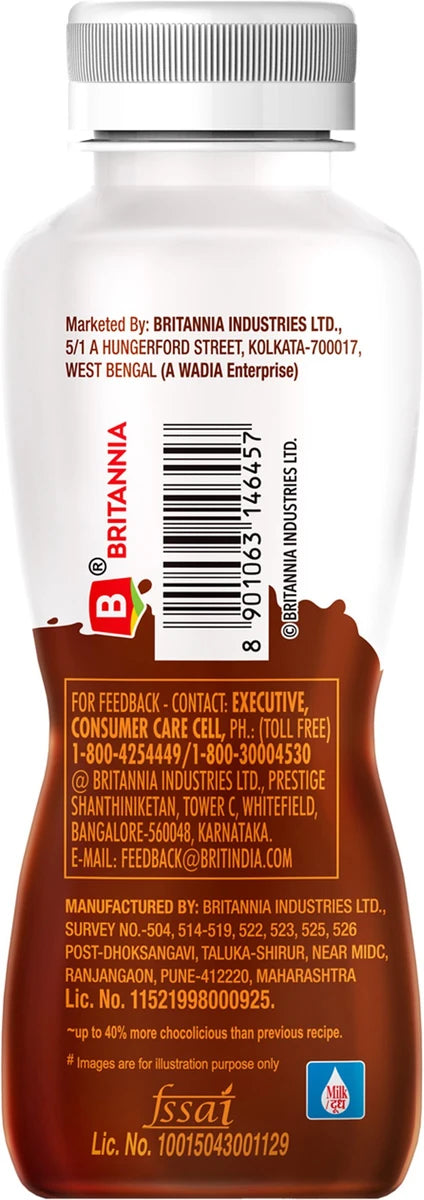 BRITANNIA Winkin Cow Chocolicious Thick Milk shake Chocolate  (180 ml)