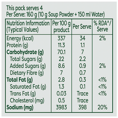 Knorr Mixed Vegetable Soup - No Added Preservatives, 40 g