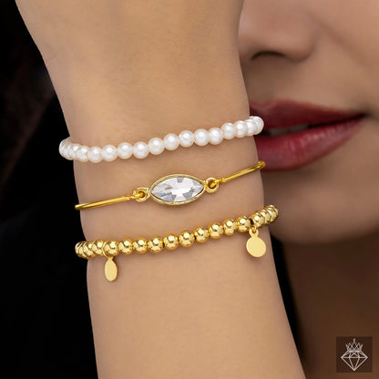 Triple Layer Bracelet (Adjustable Size)