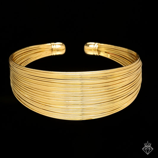 Bold & Gold Layered Bangle Bracelet