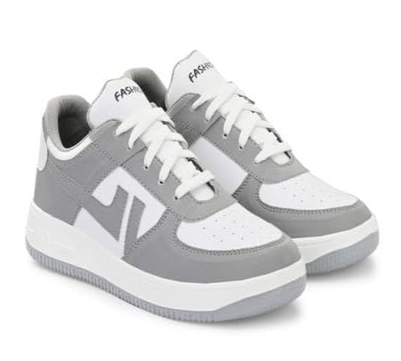 BADLAV Mens Grey Comfortable Sneakers for Men's - alphahostel.in