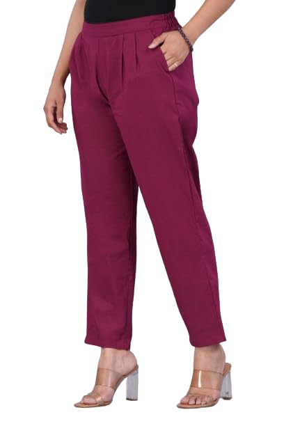 VENITYWAVE Women's Regular Fit Elastic Waist