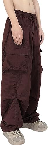 AREAL FASHION Men's Cargo parashuit Trousers