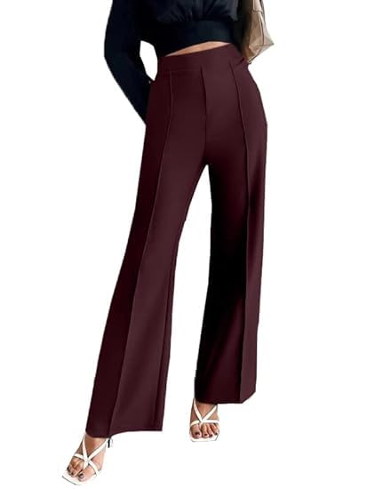 D&V Creations Wide Leg Trousers for Women