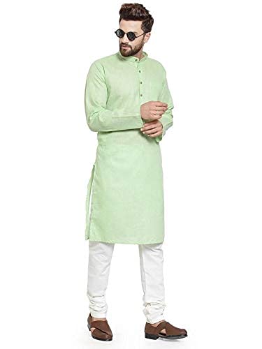 ABH LIFESTYLE Men's Cotton Kurta Pyjama Set