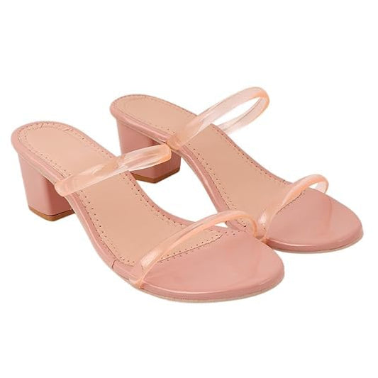 ACKNEW Women's Slip-On Flat Sandals, Patent Leather, Casual Summer Slides