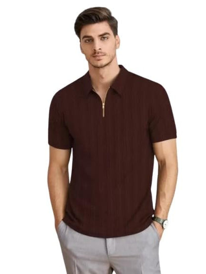 URBAN WARMS Men Slim Fit Casual Cotton T-Shirt