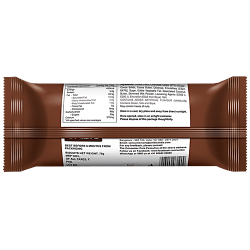 Unibic Cookies - Choco Chip, 67.5 g