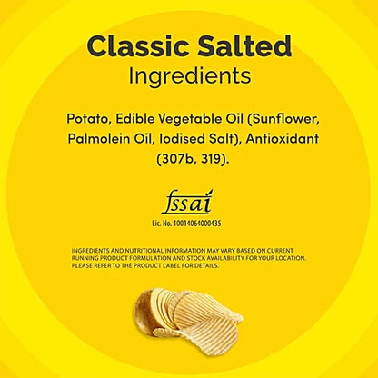 Lay's Classic Salted Flavor Potato Chips 82g