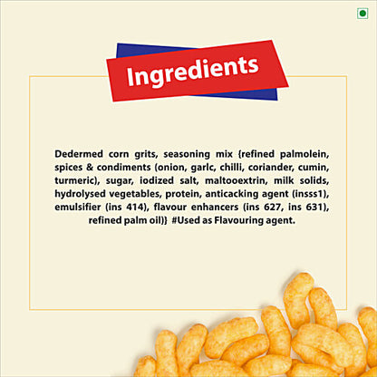 Bingo! No Rulz Corn Puffs, 80 g