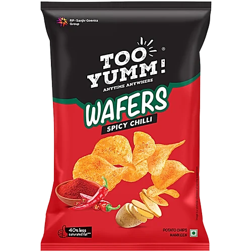 Too Yumm! Spicy Chilli Potato Wafers, 82 g