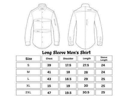 Tee Projekt Shirt for men Cotton Spread Collar Long Sleeve