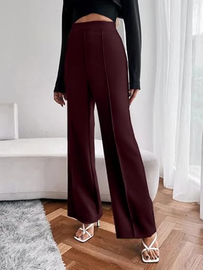 D&V Creations Wide Leg Trousers for Women