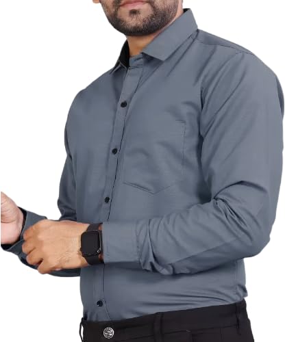 Tee Projekt Shirt for men Cotton Spread Collar Long Sleeve