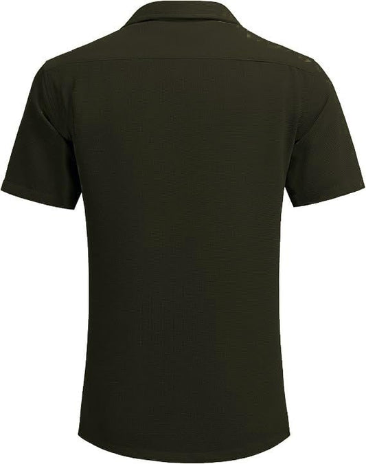 ColorChakra Casual Waffle Knit Shirt for Men