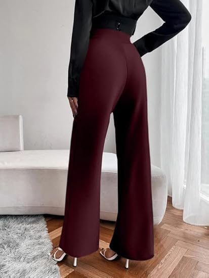 D&V Creations Wide Leg Trousers for Women