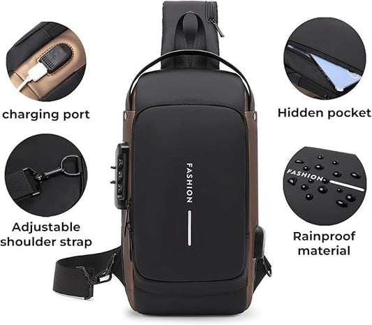 Quicknik Sling Bag for Men | Stylish Crossbody