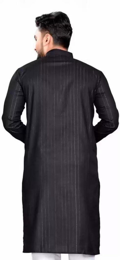 SOLOVIBES Men's Magic Cotton Solid Kurta