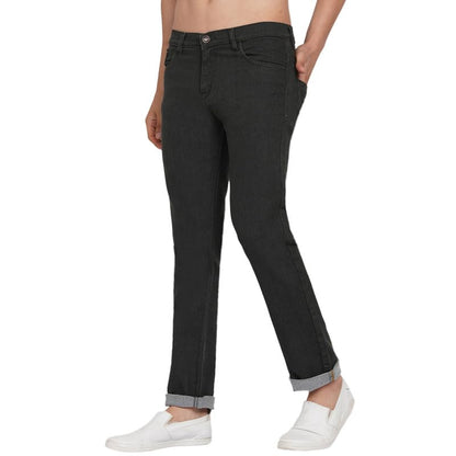 DAIS Men's Stretchable Skinny Fit Mid Rise Jeans