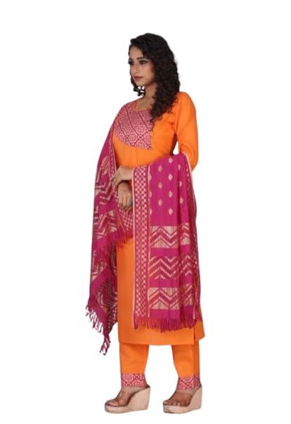 Women Cotton Kurta Set with Dupatta | Pure Cotton