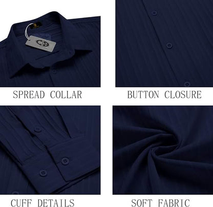CB-COLEBROOK Men's Casual Button Down Shirts