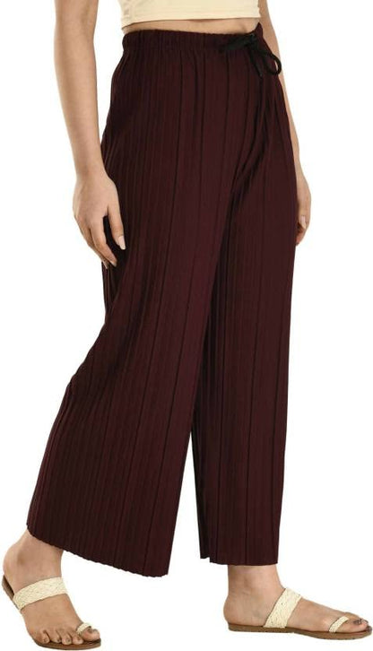KIROTO -Women Relaxed Multicolor Lycra Blend