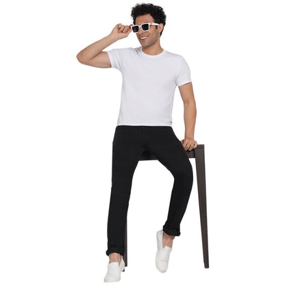 DAIS Men's Stretchable Skinny Fit Mid Rise Jeans