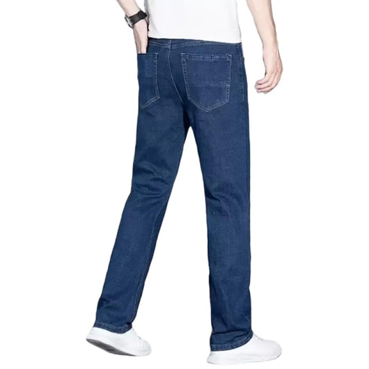 Comfits Regular Fit Dark Blue Denim Jeans, Classic