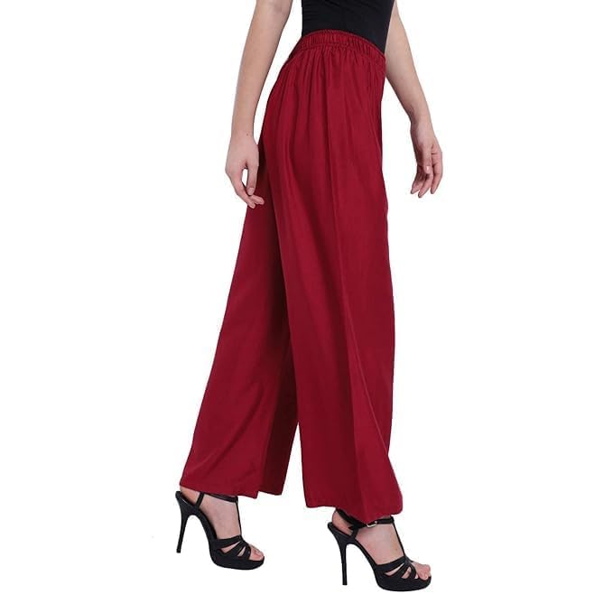 MOOLYAVAAN Products Rayon Palazzo for Girls