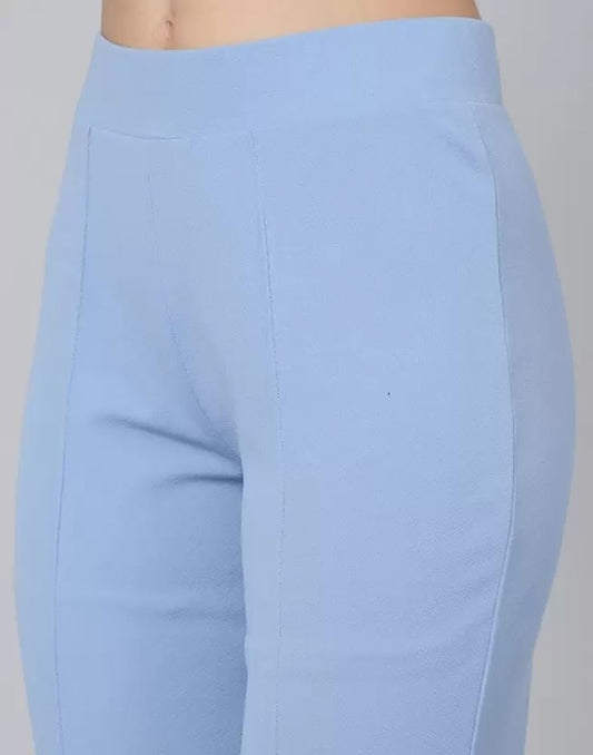 Bhagwati Silk Mill Women's Cotton Blend High Waist