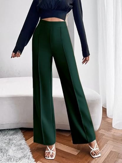 D&V Creations Wide Leg Trousers for Women