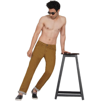DAIS Men's Stretchable Skinny Fit Mid Rise Jeans