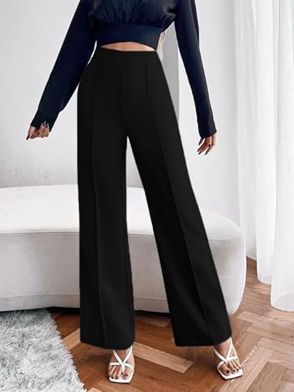 D&V Creations Wide Leg Trousers for Women