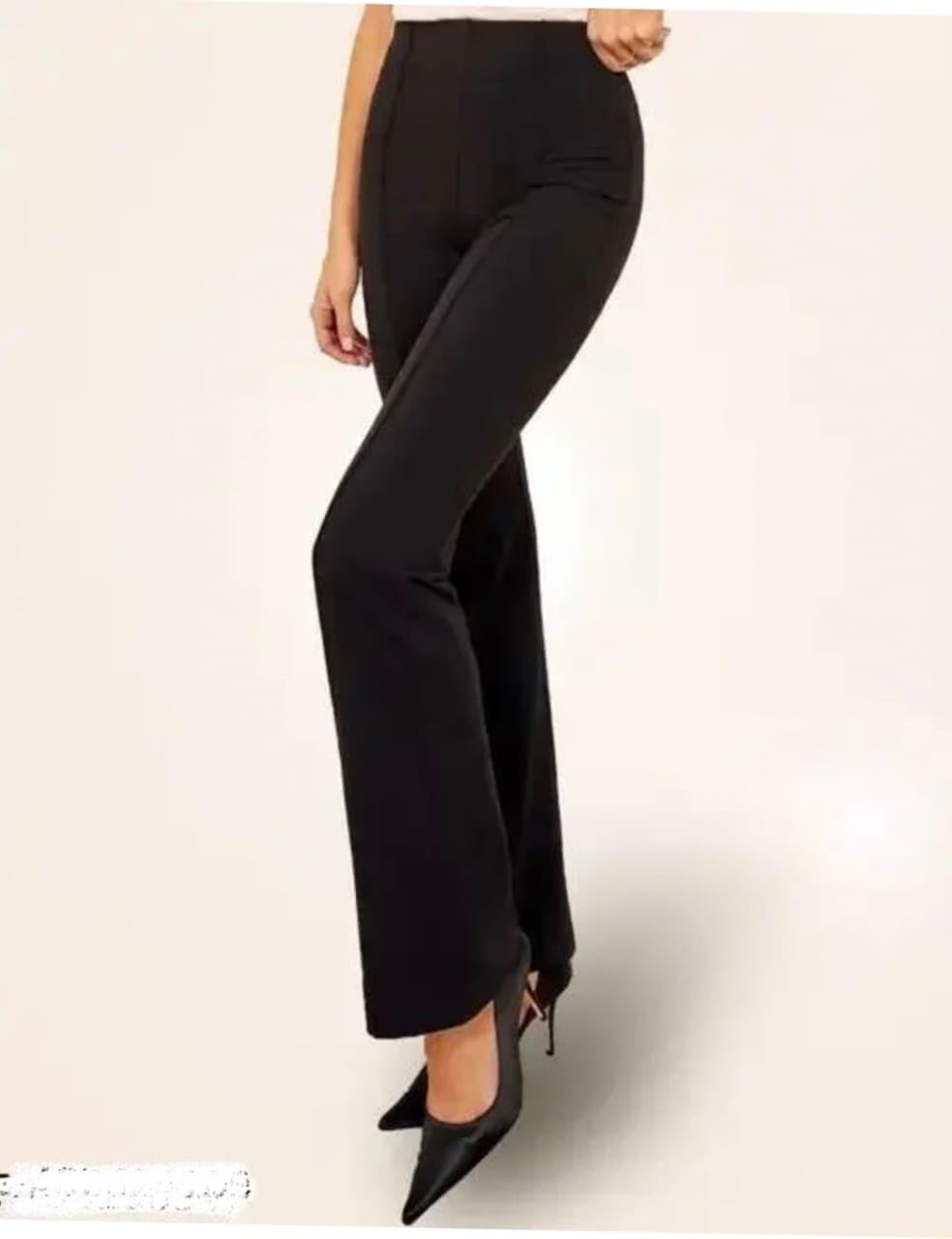 Women's High Waist Bell Bottom Trouser