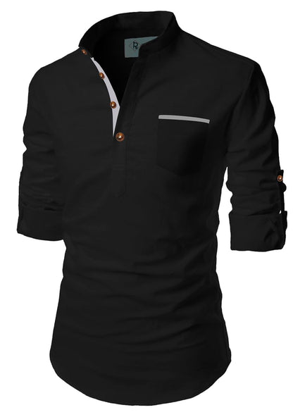 TrendiVastra Men's Cotton Blend Fabric Full Sleeve