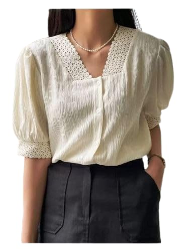 JC JUMMY COUTURE Women's Vintage Style Blouse