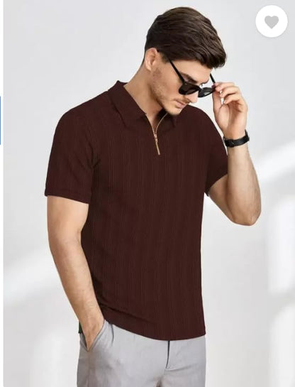URBAN WARMS Men Slim Fit Casual Cotton T-Shirt
