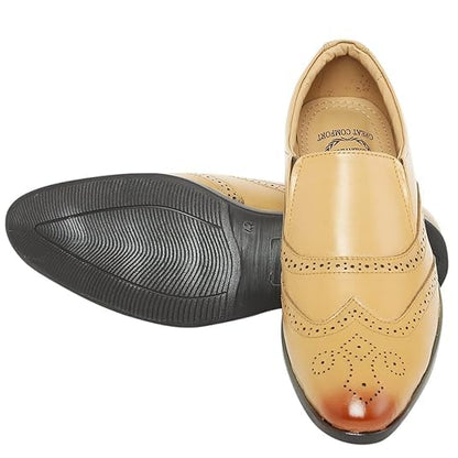 Greatech Fashions Men Formal Shoes Round Toe - alphahostel.in