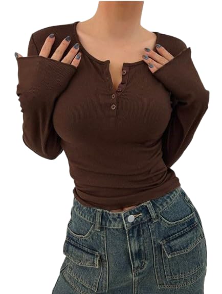 JC JUMMY COUTUREWomen's Quarter Button Full Sleeve