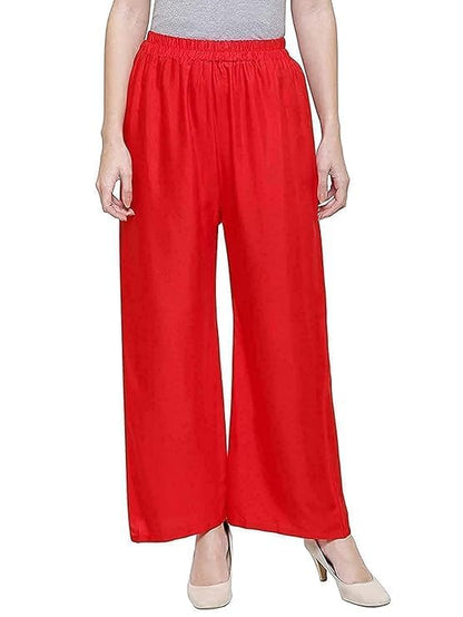 MOOLYAVAAN Products Rayon Palazzo for Girls