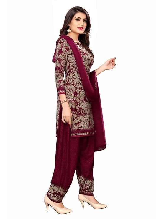 PGF Women's Crepe Printed Unstitched