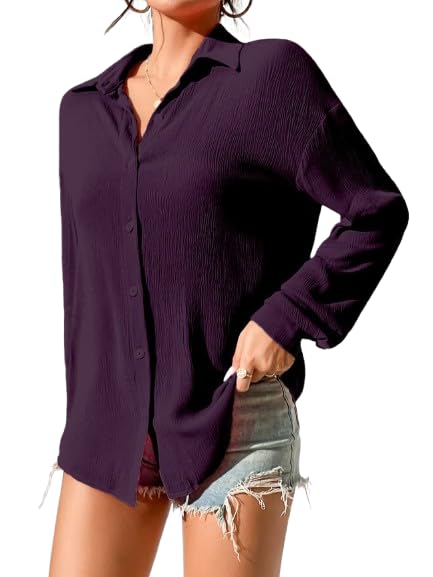 Women's Classic Semi-Formal Textured Button