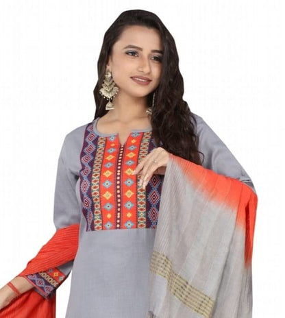 Women Cotton Kurta Set with Dupatta | Pure Cotton