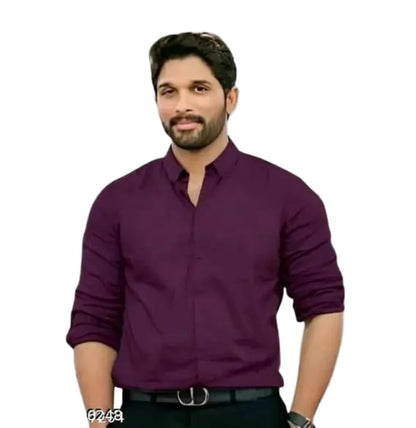 Moonlight Enterprise Store Mens Cotton Black Shirt