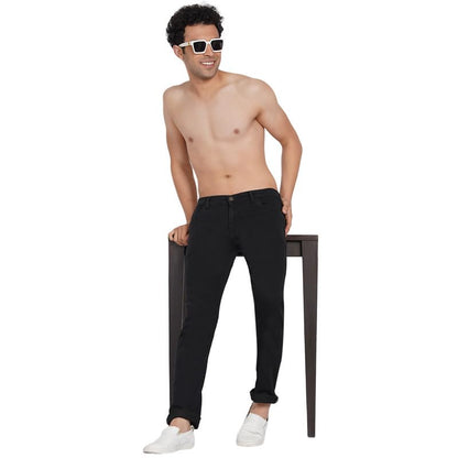 DAIS Men's Stretchable Skinny Fit Mid Rise Jeans