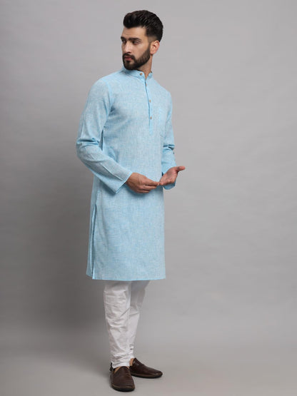 LATEST CHIKAN Men's Cotton Regular Textured
