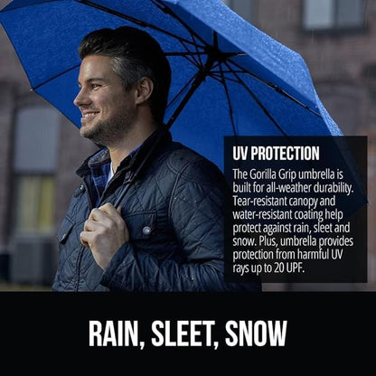 Portable Auto Travel Umbrella - Windproof for Rain