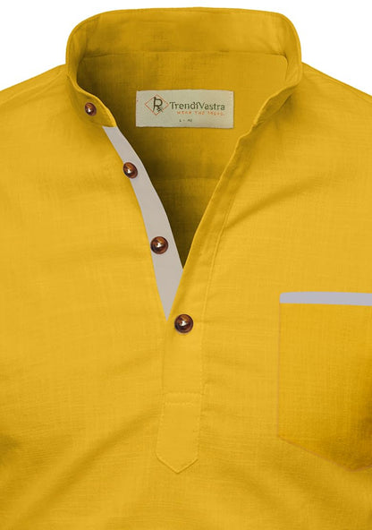 TrendiVastra Men's Cotton Blend Fabric Full Sleeve