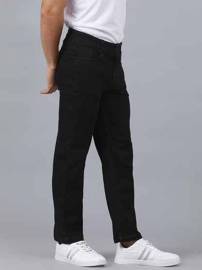 KOTTY Men's Solid Straight Fit/Skinny Fit/Relaxed Fit
