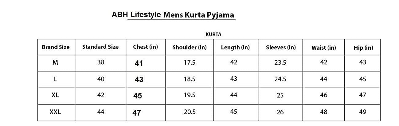 ABH LIFESTYLE Men's Silk Long Kurta only.